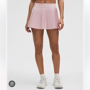 NWT Lululemon Varsity High-Rise Pleated Tennis Skirt / Pink Haze